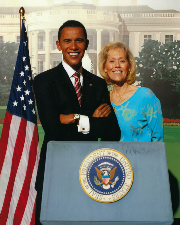 Friends & Family - 0060 Jill With Obama