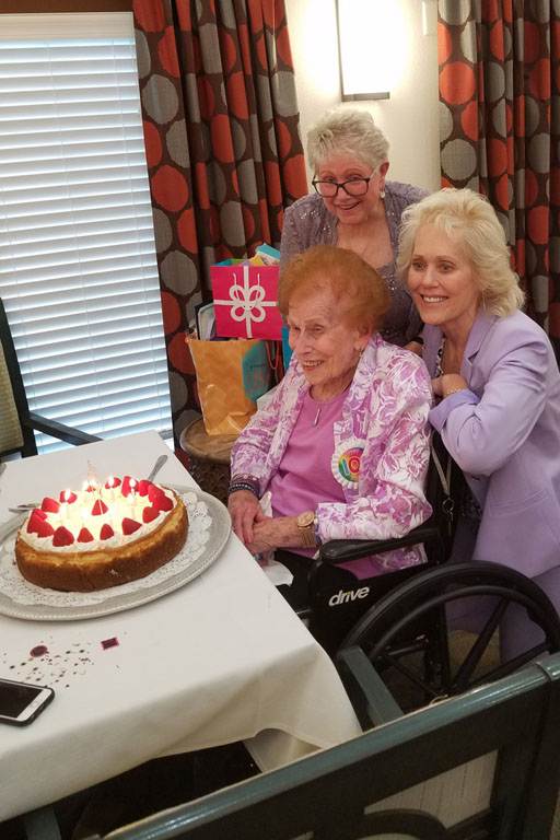 Friends & Family - 0065 MargeJudyJill100thBirthday