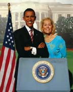 Friends & Family - 0060 Jill With Obama