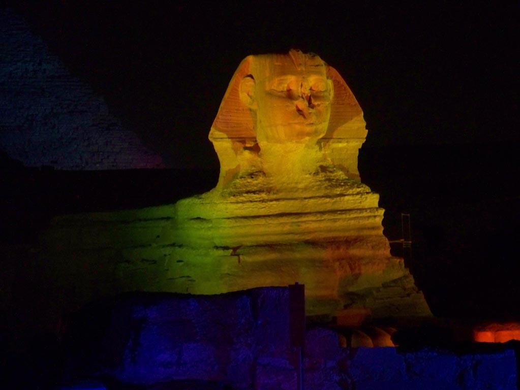 0204 - Egypt - Pyramids At Night - 100_3050